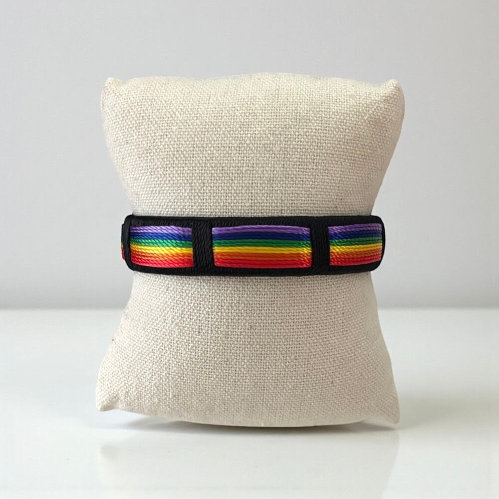Rainbow Open Cuff Bracelet
